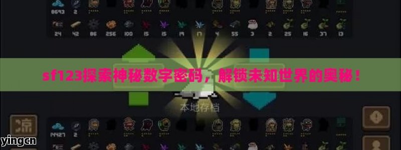 sf123探索神秘数字密码，解锁未知世界的奥秘！